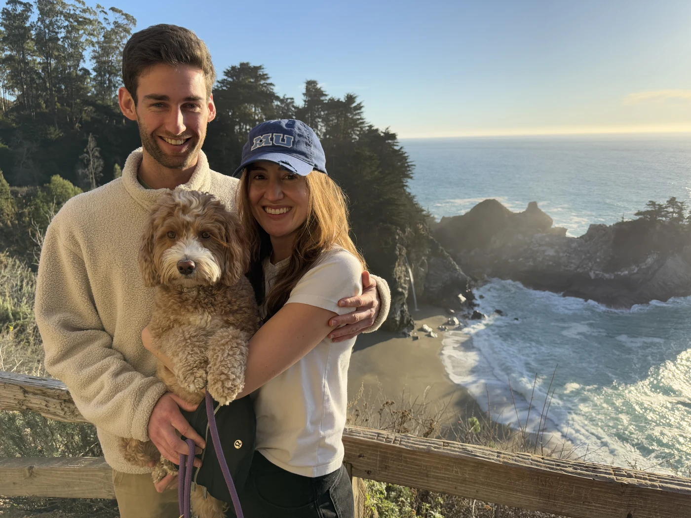 Jackie and Dennis on their first trip together